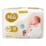 MILI JUMBO FRALDA DESCARTAVEL LOVE E CARE JUMBO RECEM NASCIDO x 18